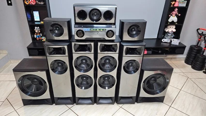 Home Teather Muteki HT M77 7.2 2014w com bluetooth nativo