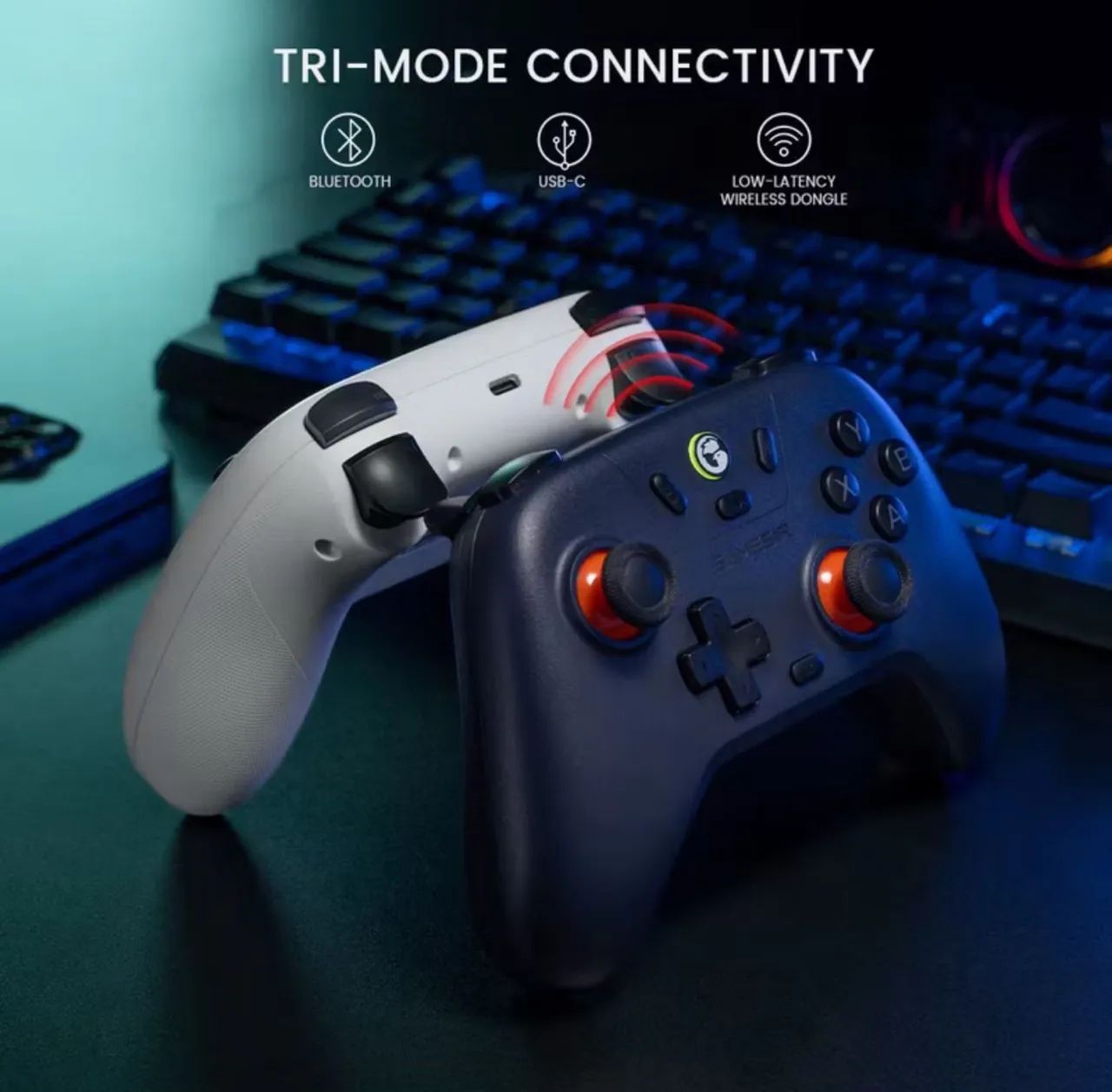 Controle sem fio T4 Nova Lite (Branco). @importech_084 - Foto 4