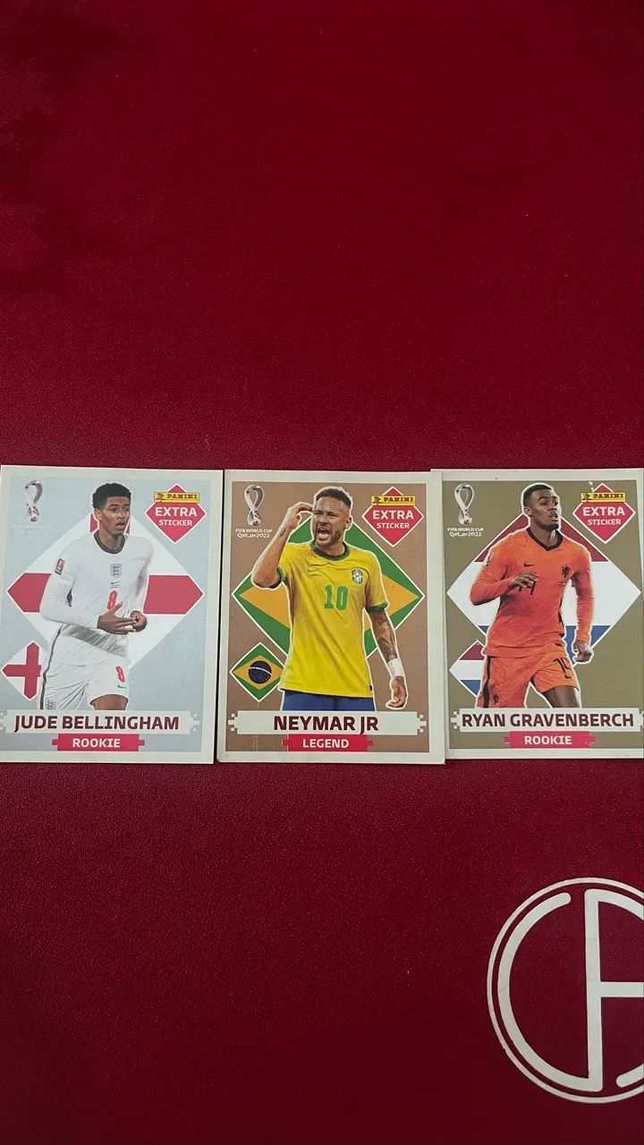 figurinhas legend da copa de 2022