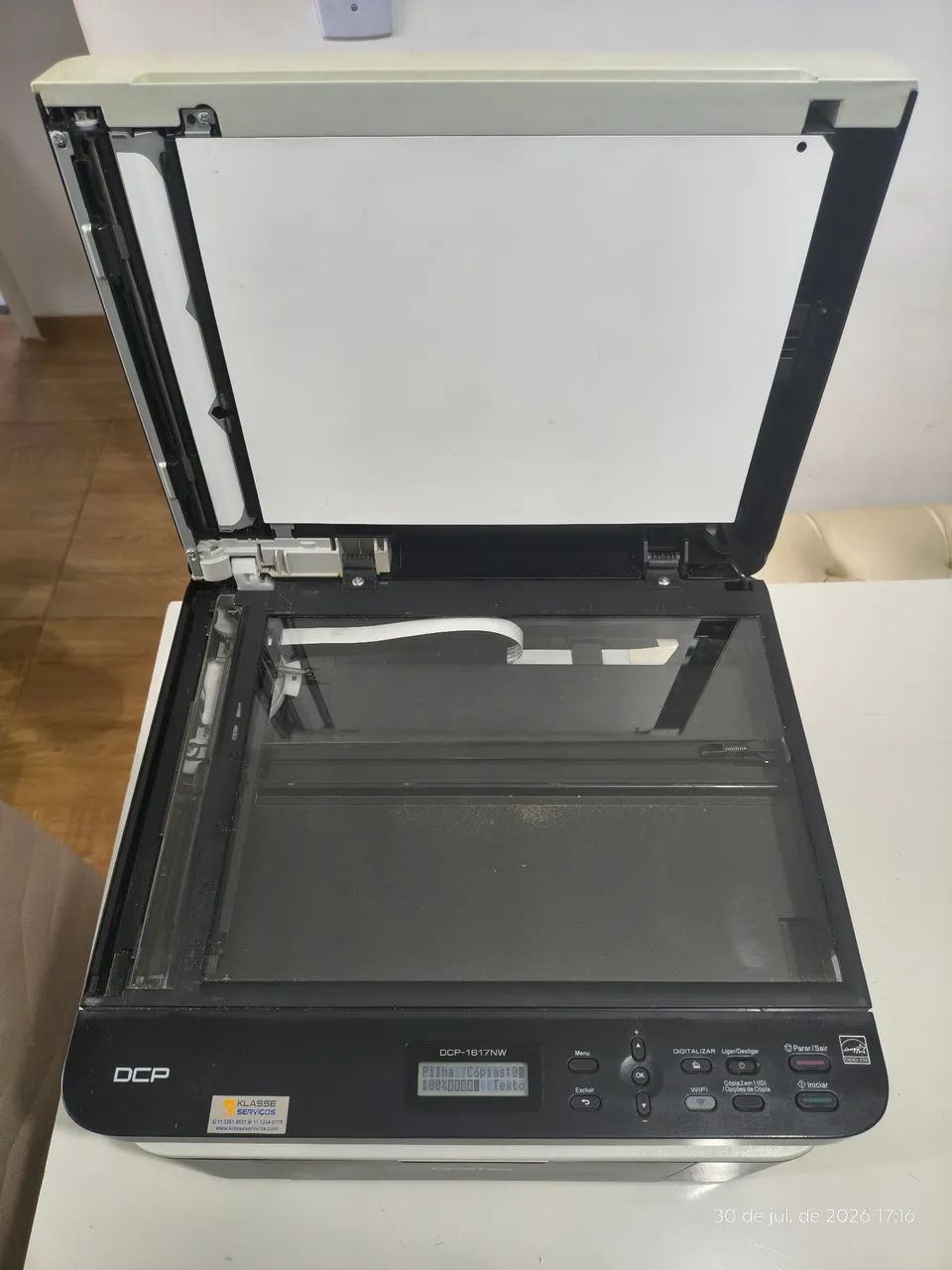 Impressora brother DCP - 1617NW com 2 toner extra - Foto 2