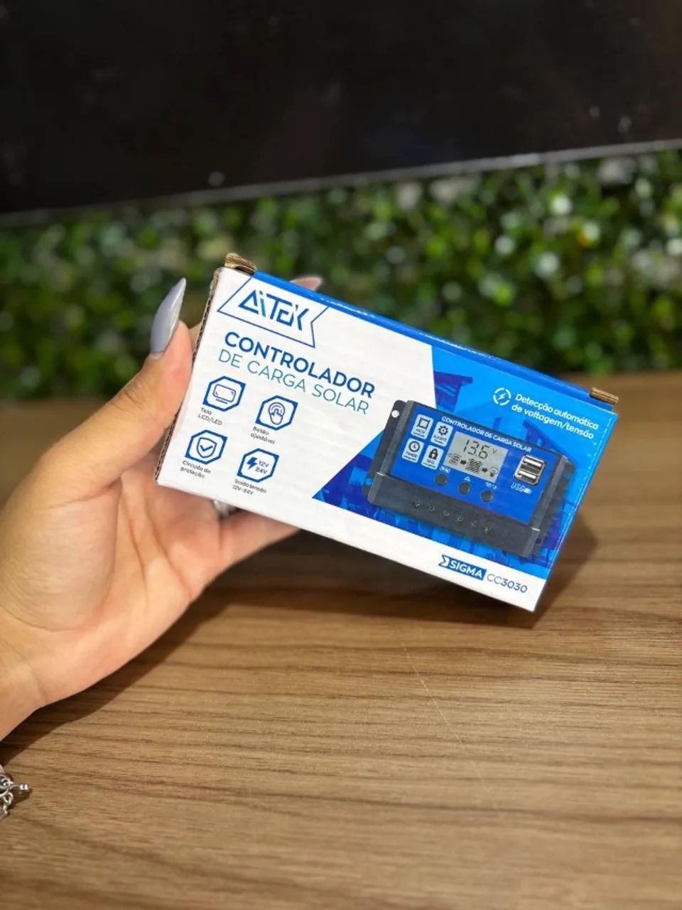 Controlador de Carga Solar AiTeK 30A