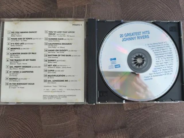 Cd Johnny Rivers - 20 Greatest Hits 1994 - Foto 4