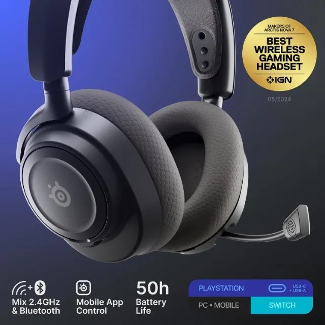 Fone De Ouvido Steelseries Arctis Nova 7 Wireless Gen 2 Gaming