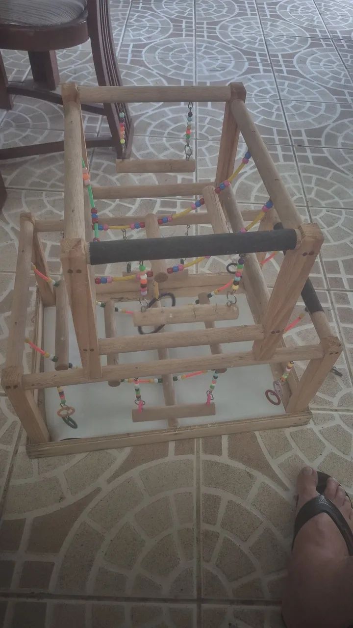 Brinquedo para papagaios e calopsitas - Foto 2