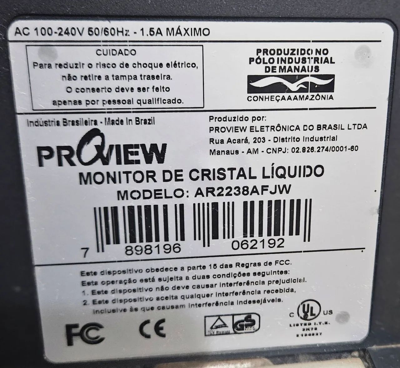 Monitor Proview 22" Full HD AR2238AFJW  - Foto 2