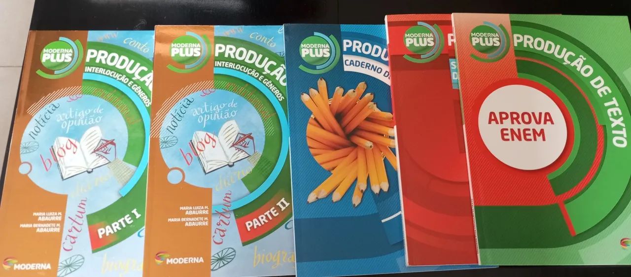 Moderna Plus Produção de Textos coleção completa