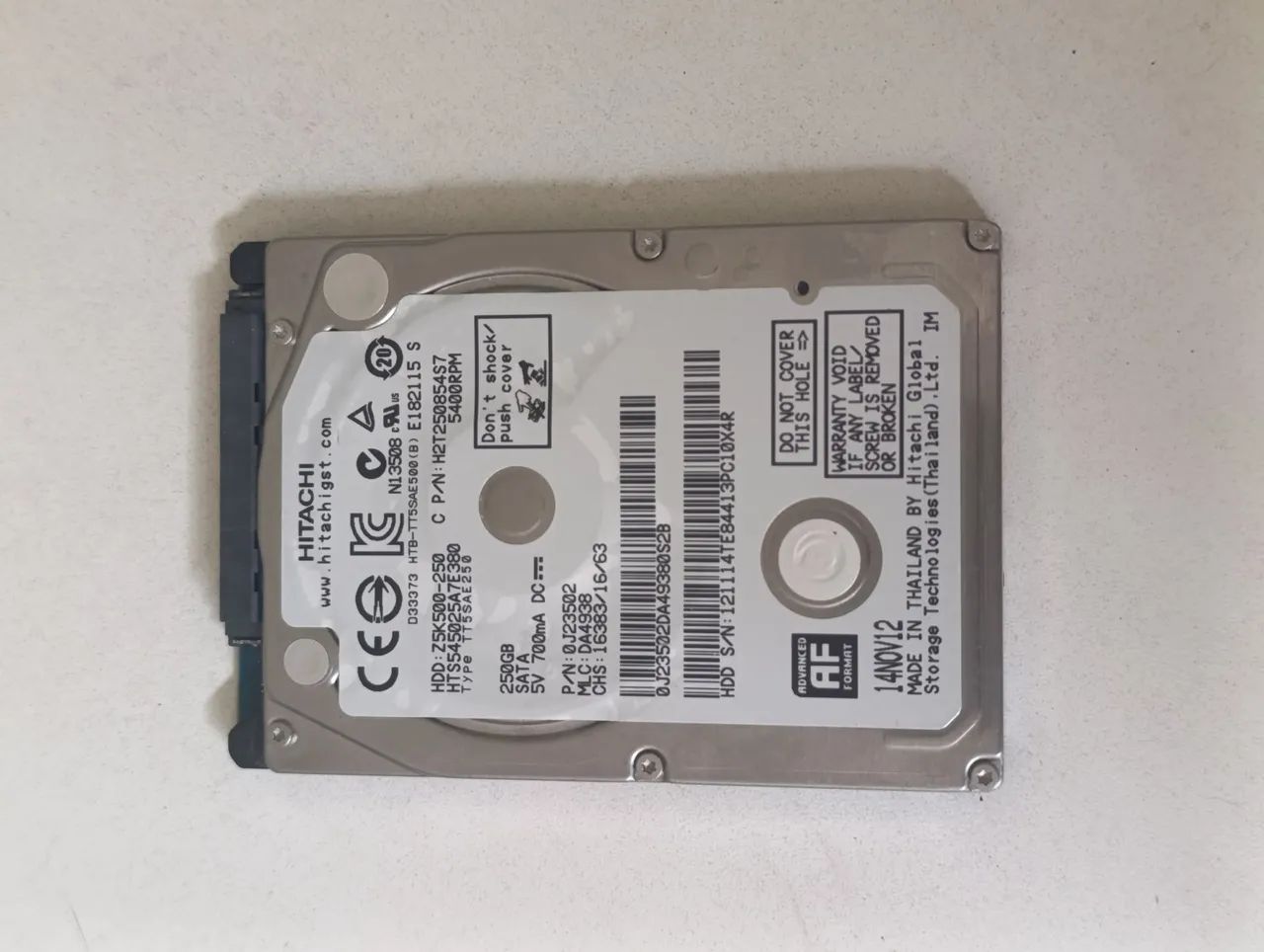 HD 250gb slim para notebook DVR Sata 