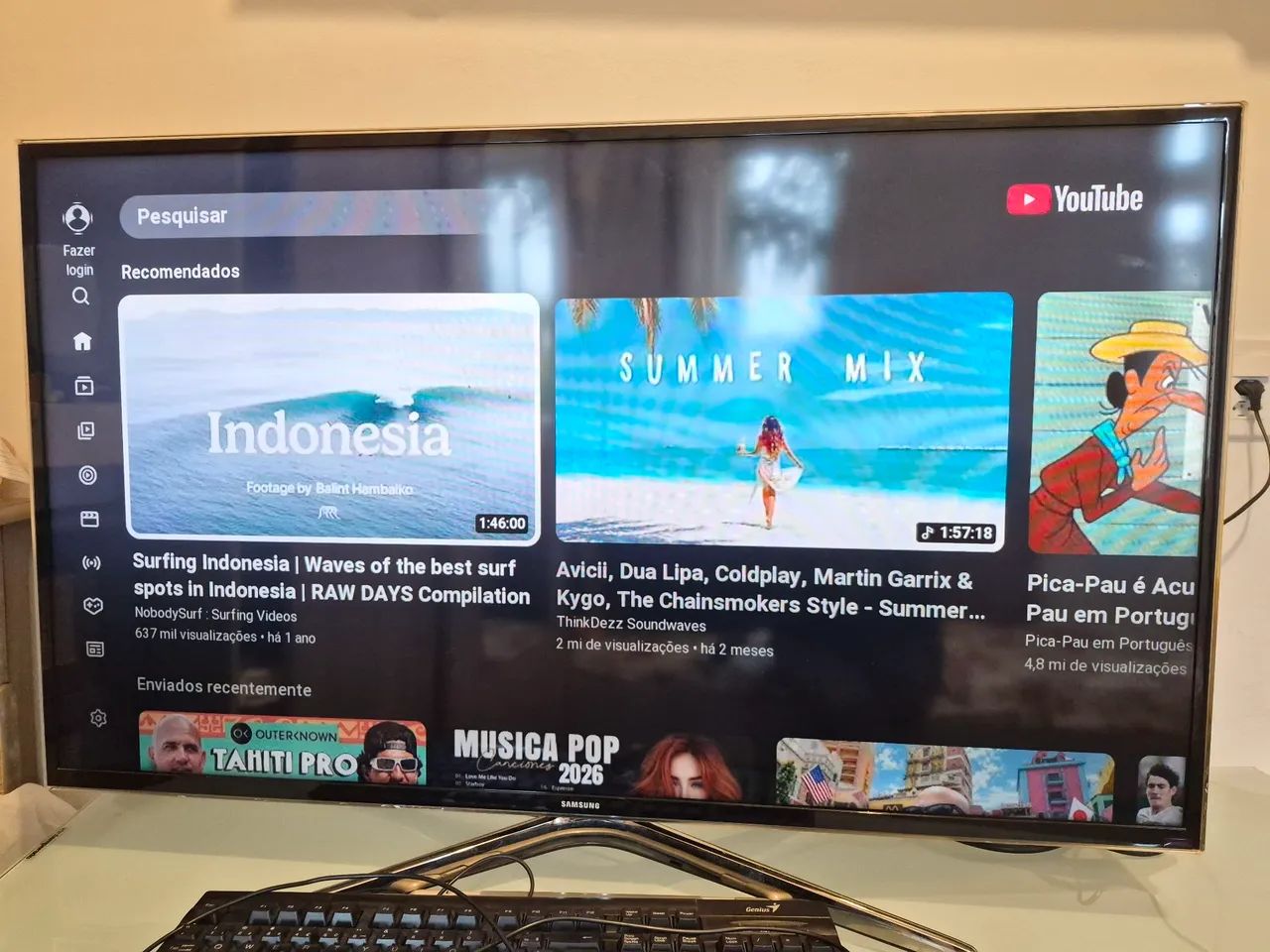 TV Sansung 40 polegadas funcionando bem