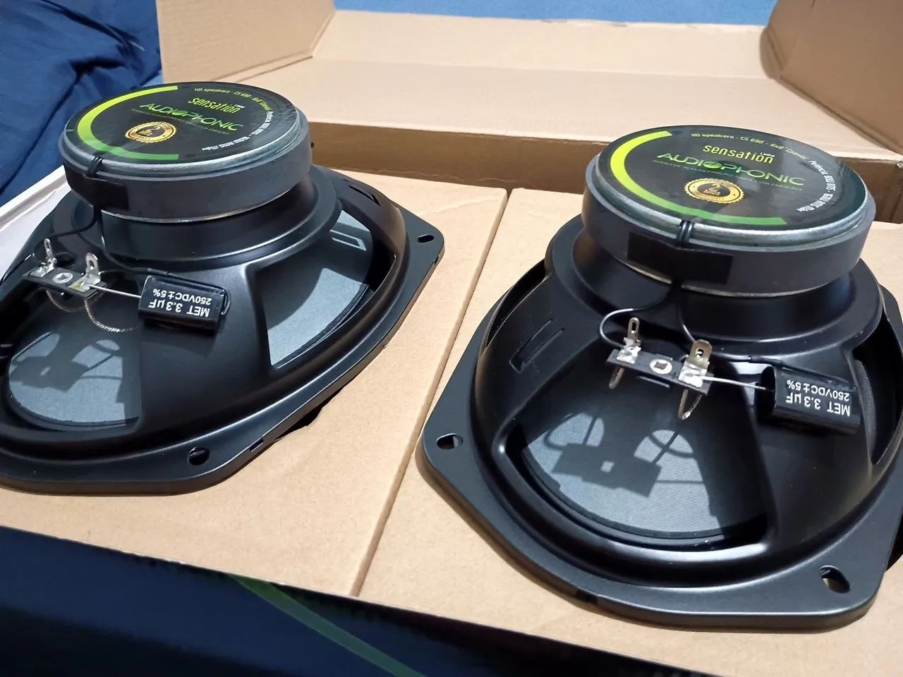 洋楽 TUNE TOWNE XI Alto Falantes 6x9 Coaxial Audiophonic CS690 (linha Sensation