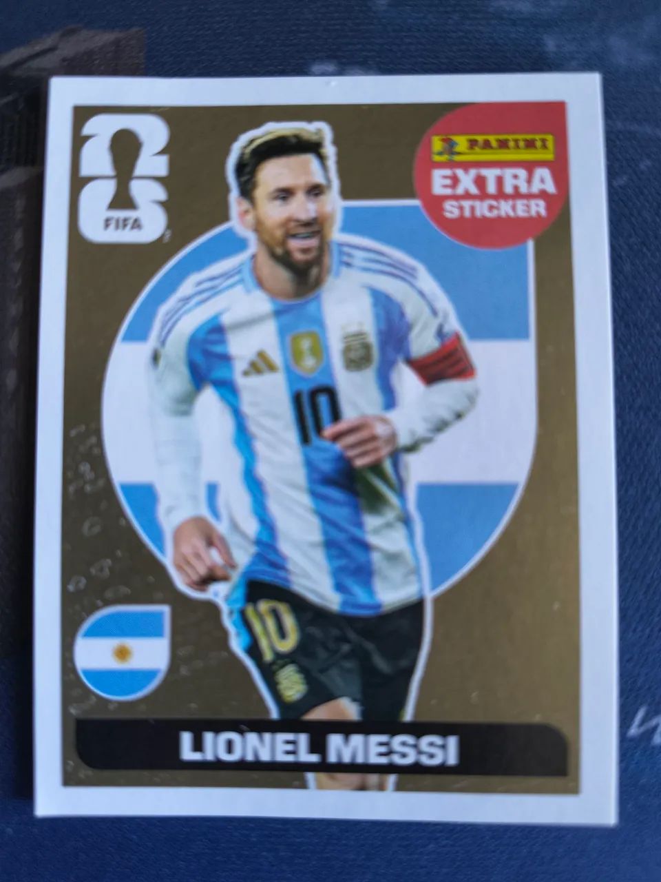 Figurinha Legend Messi Ouro
