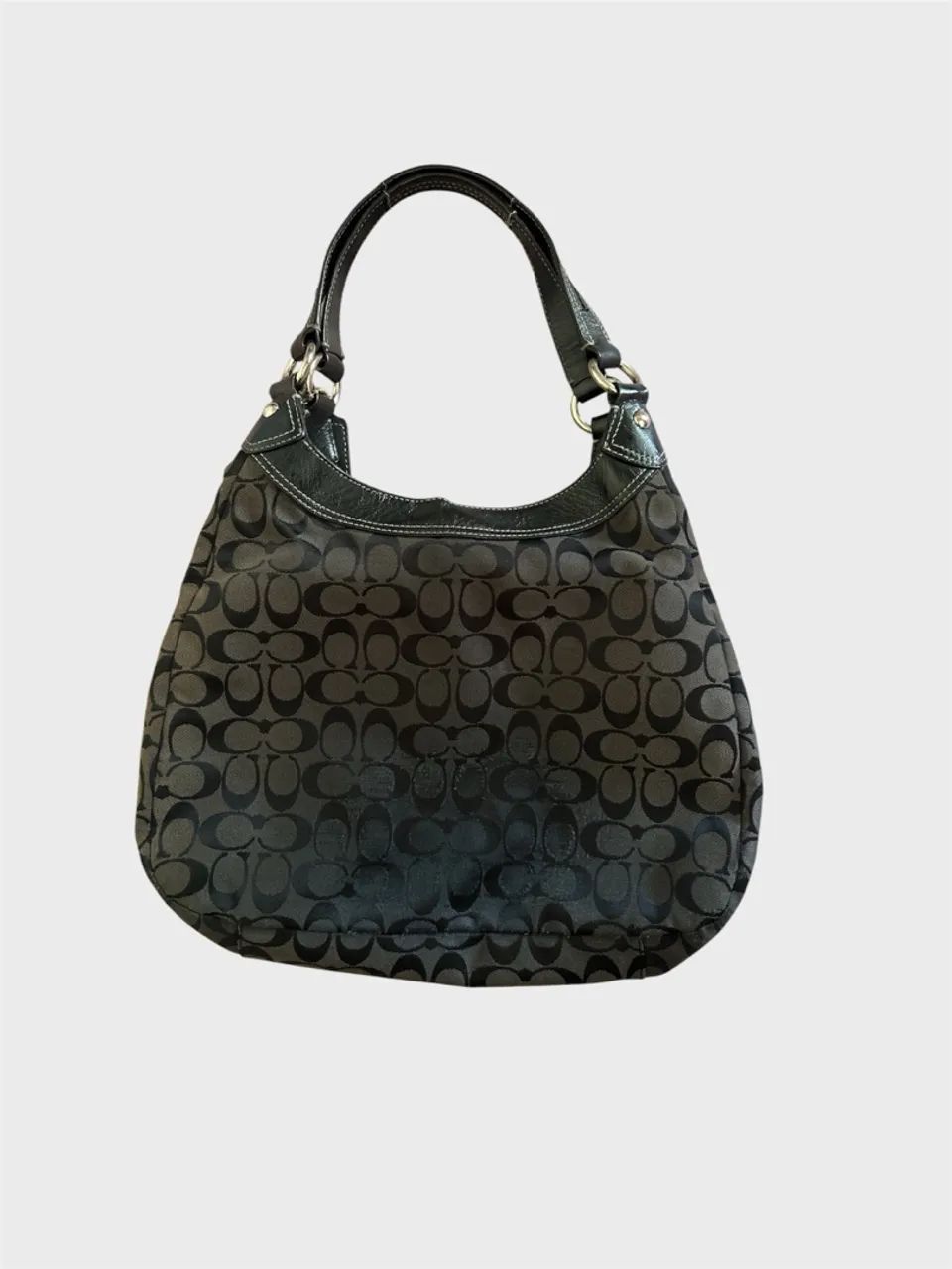 Bolsa Coach preta monograma  - Foto 2