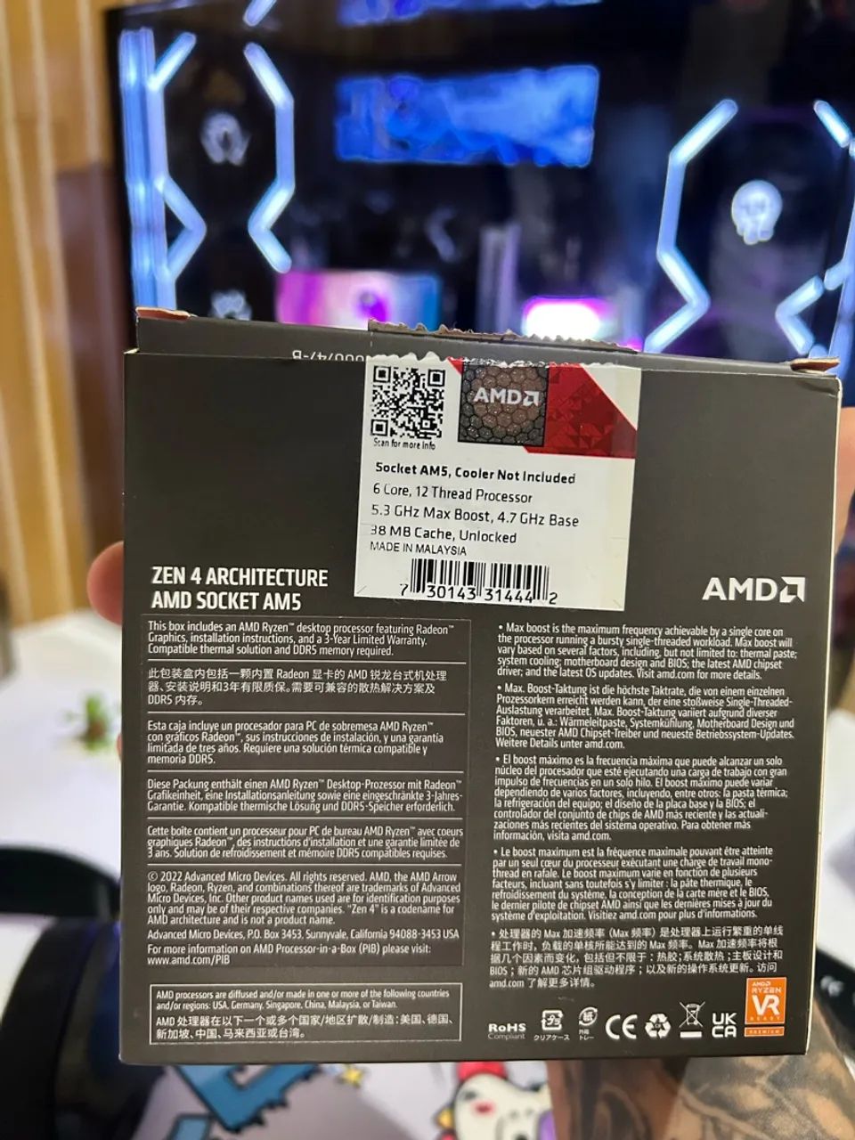 ryzen 5 7600x - Foto 2