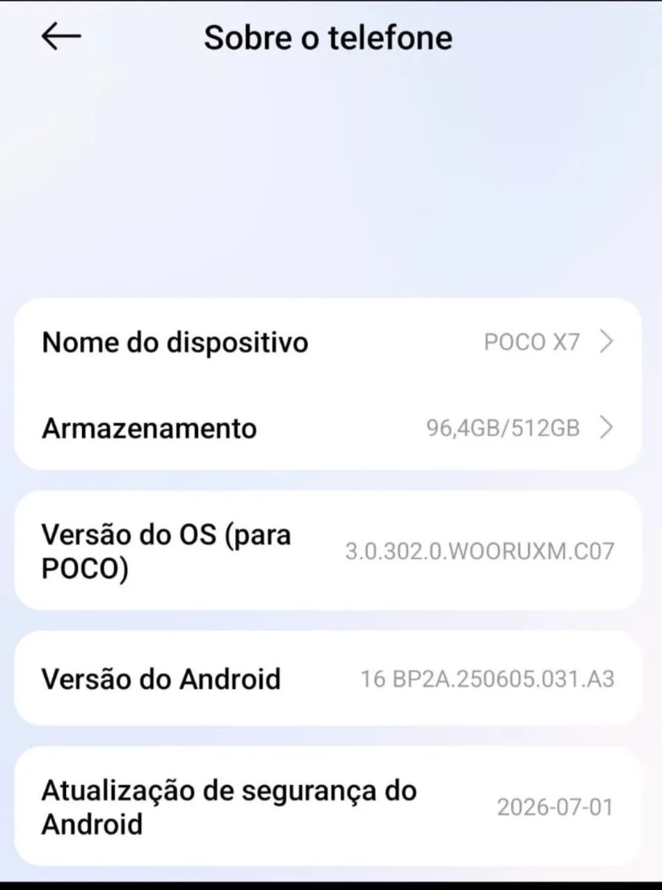 Poco X7 a venda