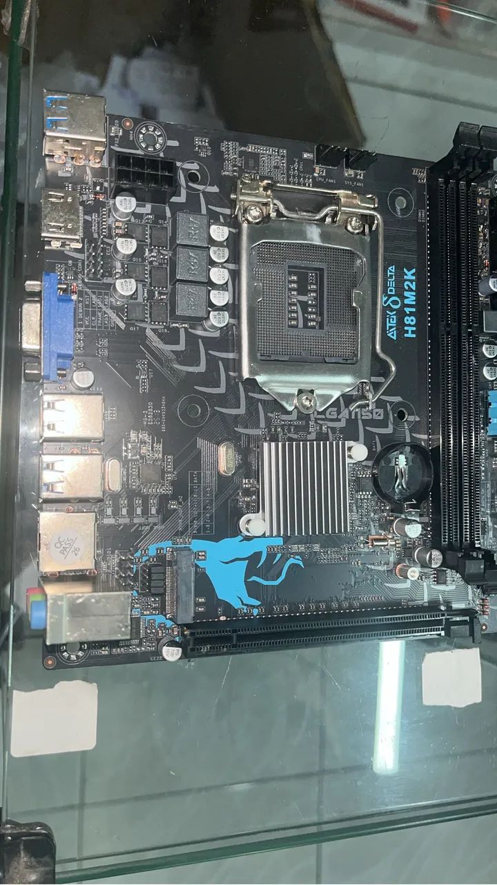 Duas placas mãe H81M2K 