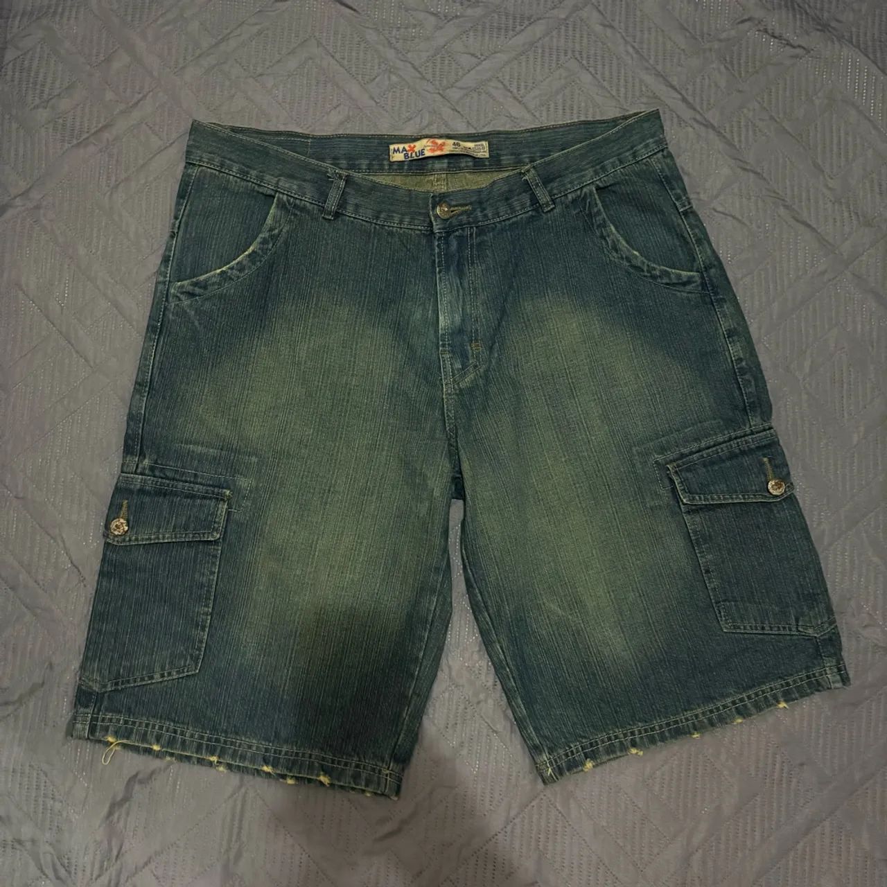 Bermuda cargo jeans tam 46