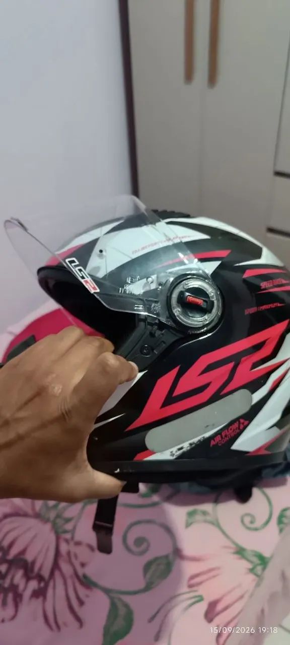 VENDO CAPACETE LS2 SEMI-NOVO  - Foto 3