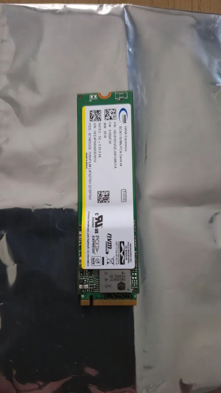 SSD M.2 NVME 512GB! NOVOO! PREÇO IMPERDÍVEL!!! - Foto 2