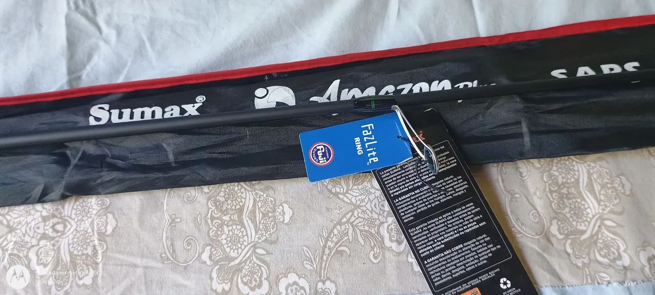 Vara de pesca para molinete nova amazon plus