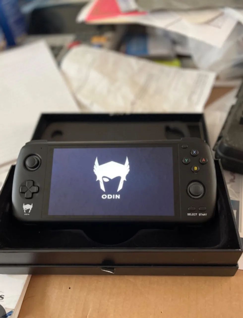 PROMOÇÃO)AYN ODIN PRO 128+128SD+CASE+CAIXA E CABOS - Consoles de
