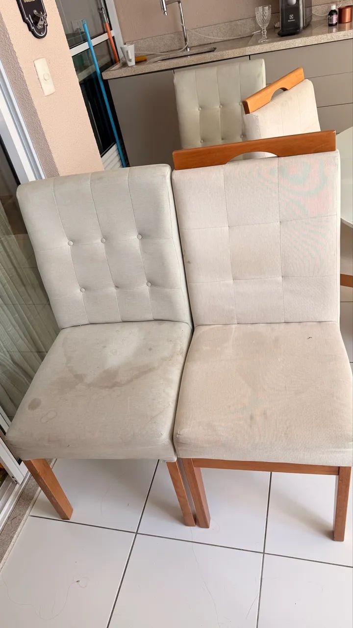 MESA REDONDA COM 4 CADEIRAS  - Foto 4