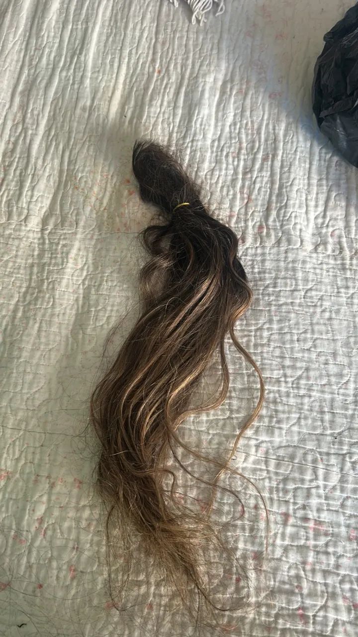 Cabelo humano 55cm - Foto 4