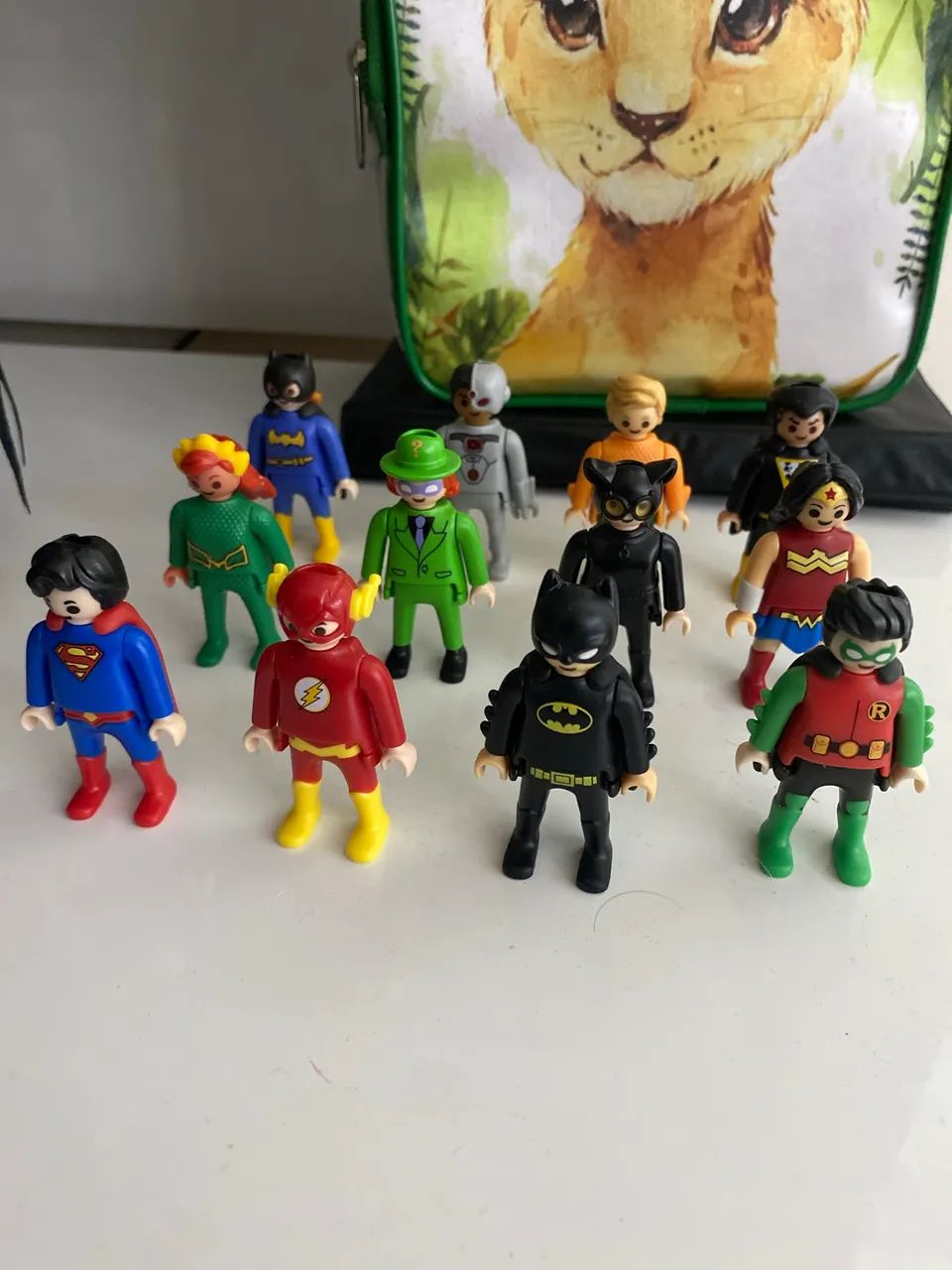 Coleção Playmobile DC Kinder Ovo - Super Heróis 