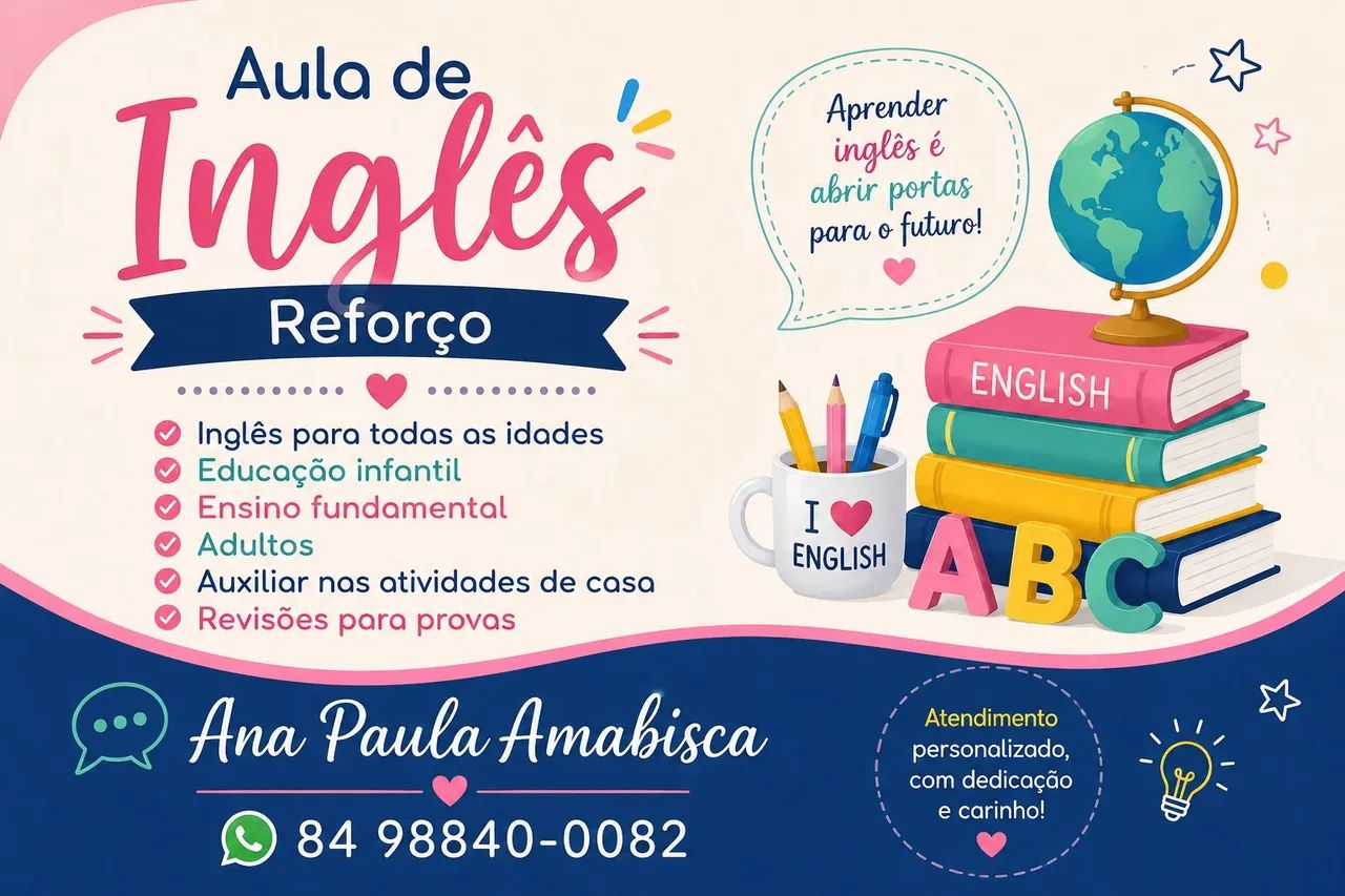 Aulas de inglês 