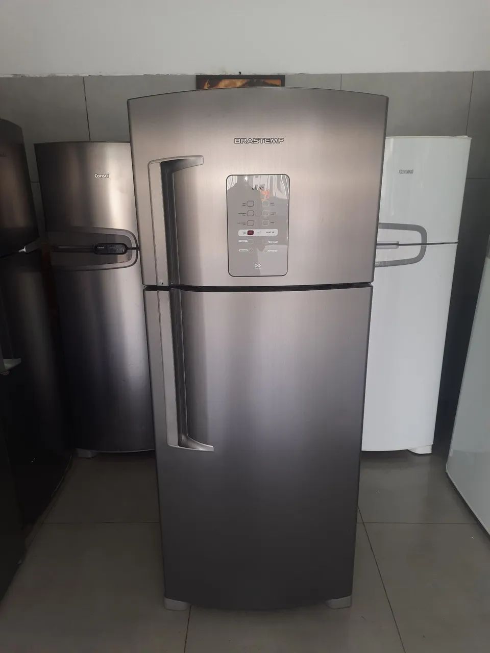 Geladeira Brastemp ative inox
