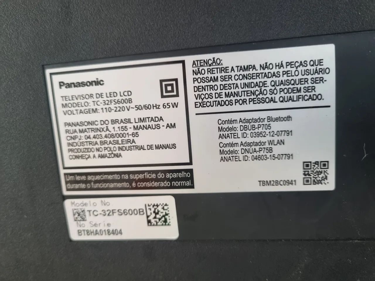 TV Panasonic (com defeito) - Foto 3