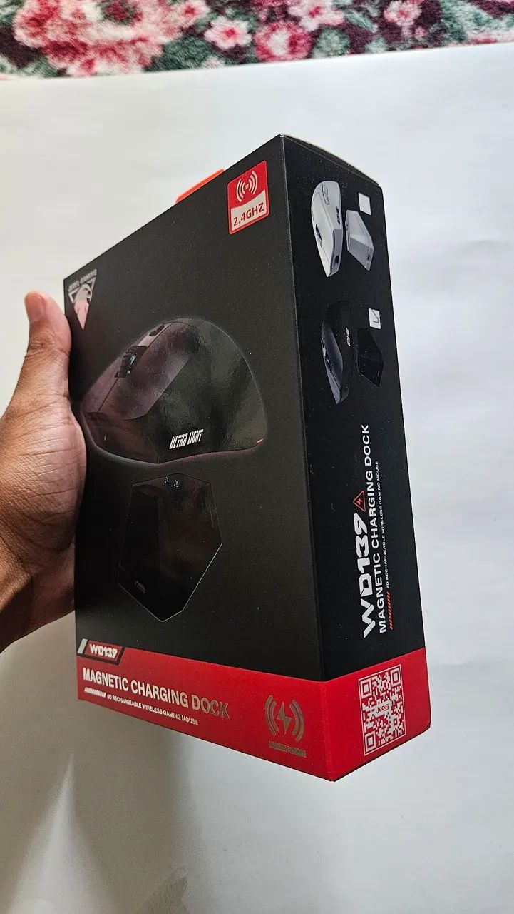 Mouse Jedel WD139 Wireless com Base de Carregamento  - Foto 2