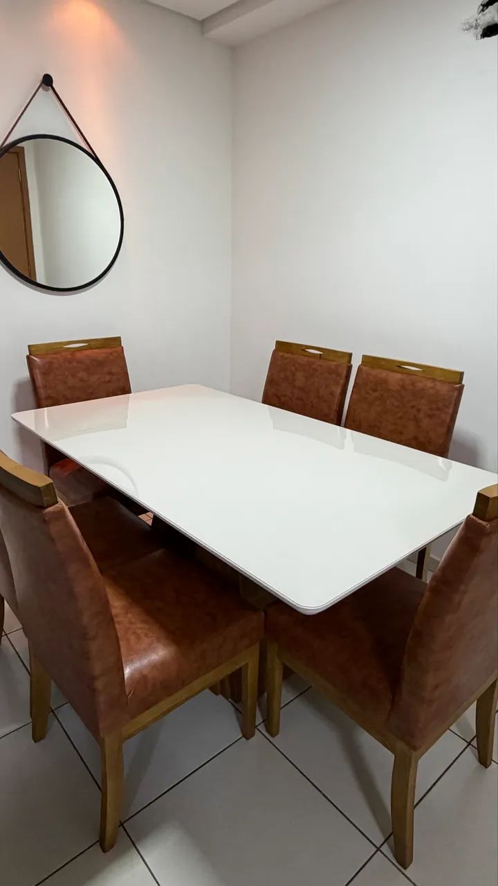 Mesa de jantar com 6 cadeiras - Foto 2