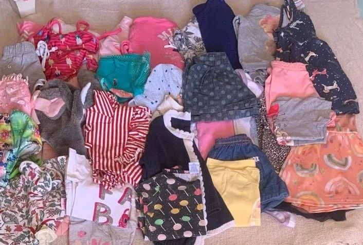Lote roupa e artigos infantil peças variadas 