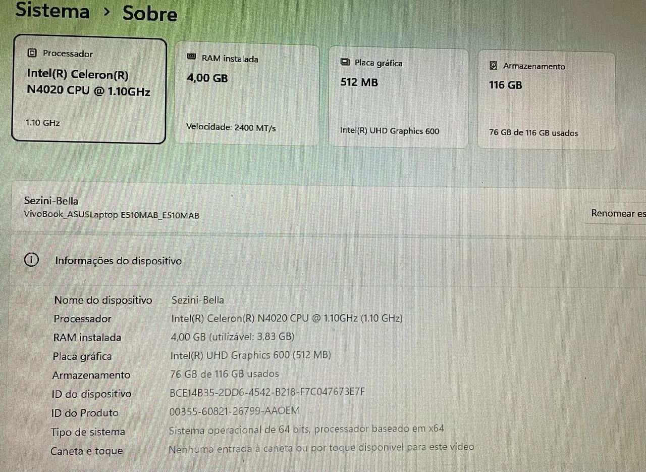 VENDO NOTEBOOK SEMINOVO - Foto 4