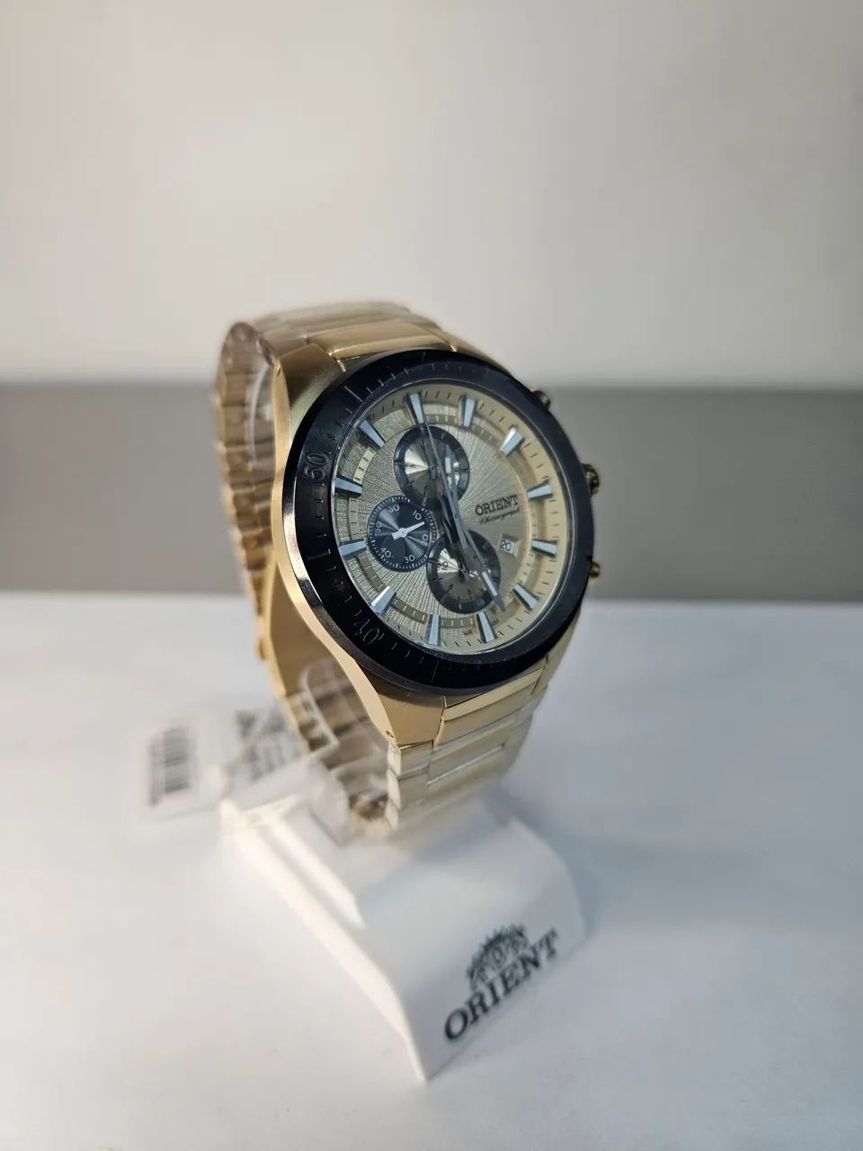 Relógio Quartz Aço Dourado Orient - Foto 2