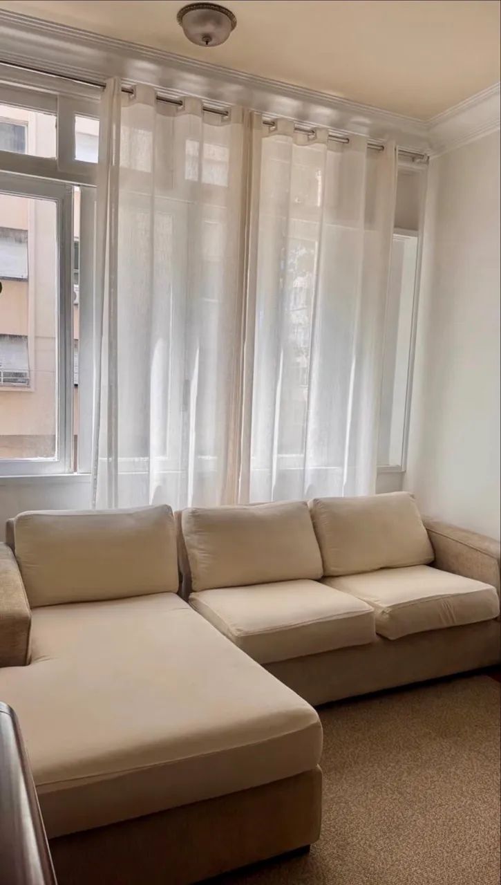 Sofá Retrátil 4 Lugares - Bege | Excelente Estado - Foto 3
