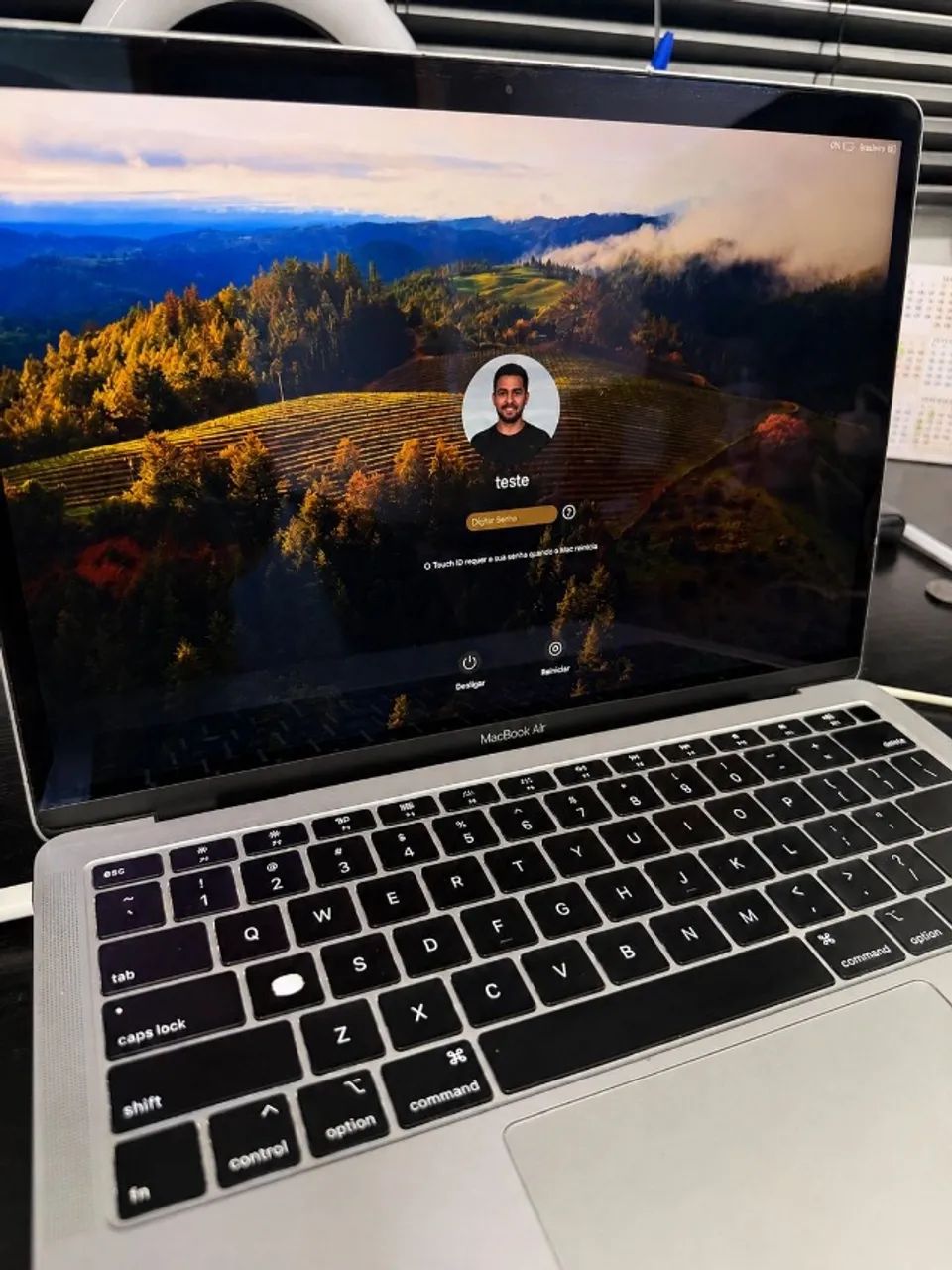 MacBook Air, Tela Retina, Touch ID, Intel Core i5 dual-core, 128 GB, 2018