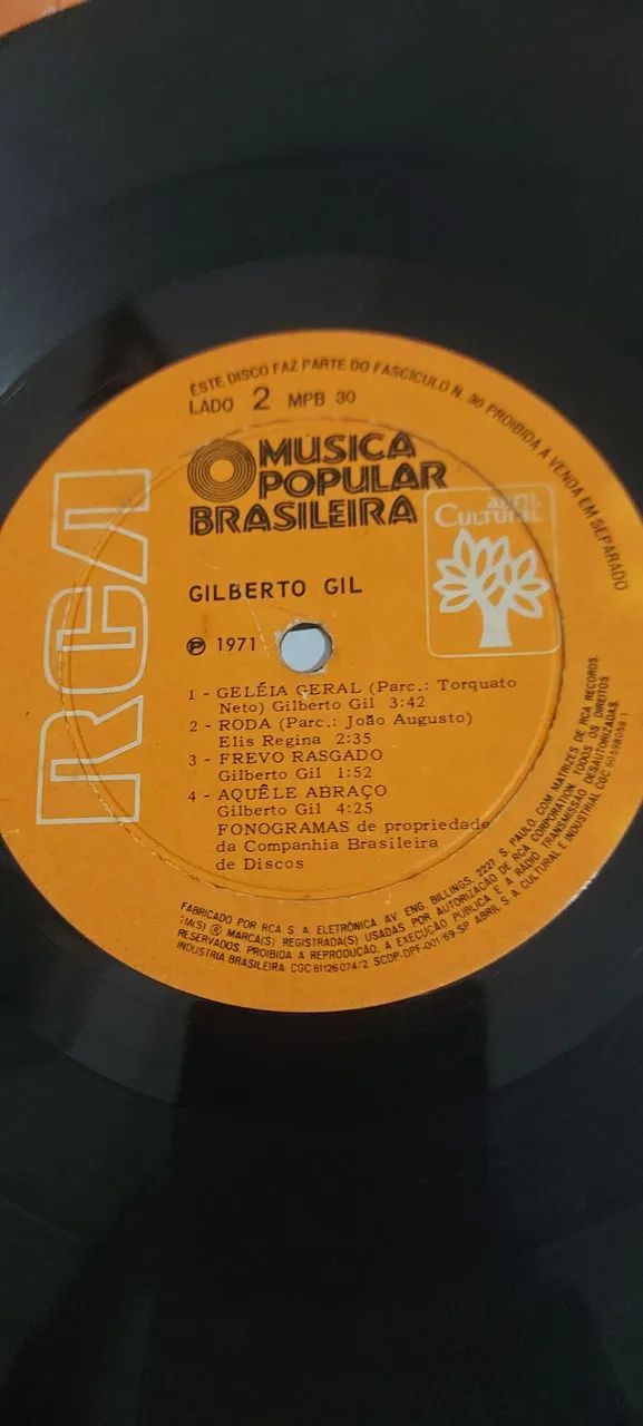 Lp gilberto gil aquele abraço - Foto 2