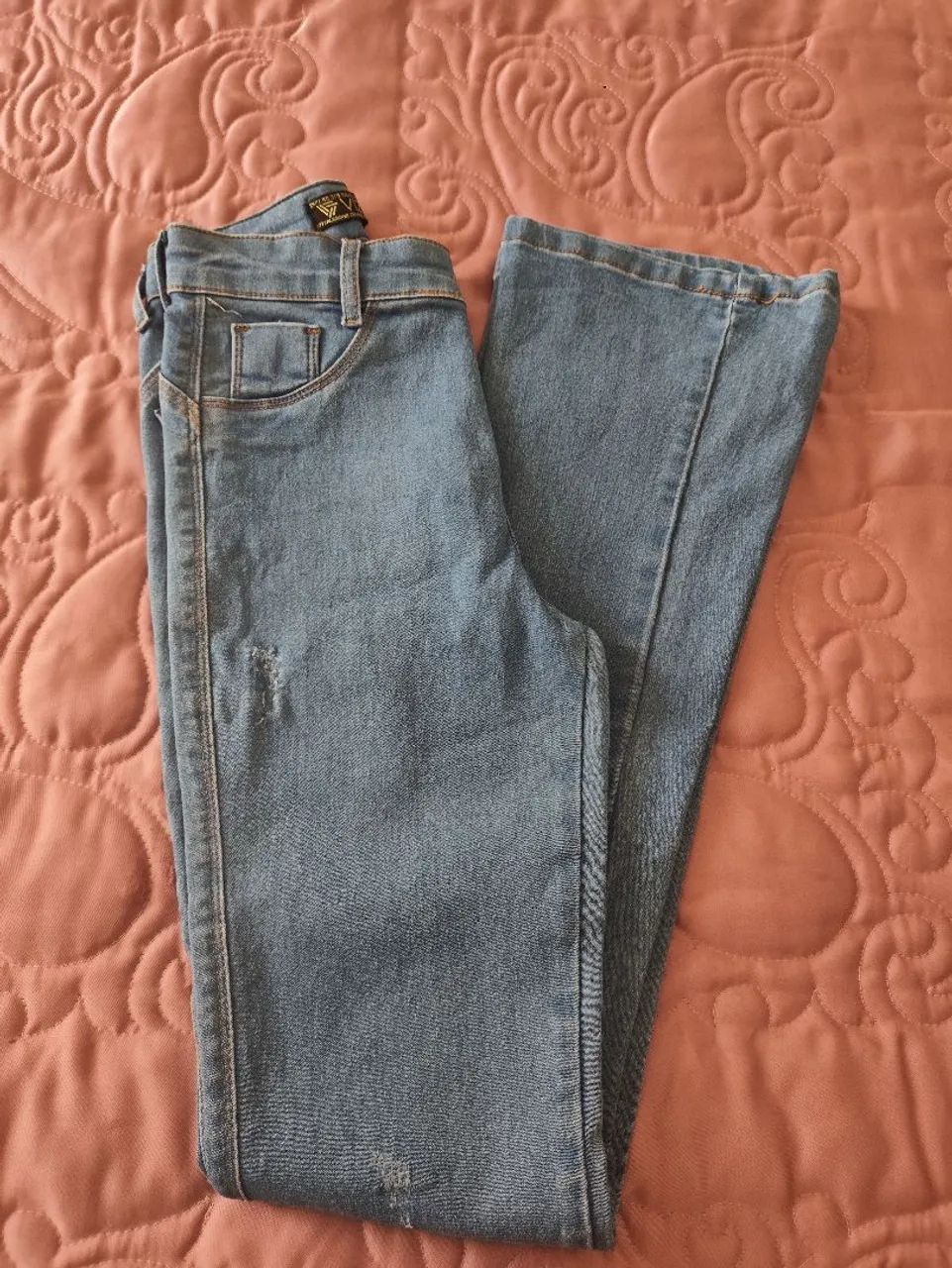 Calça flare jeans 36 
