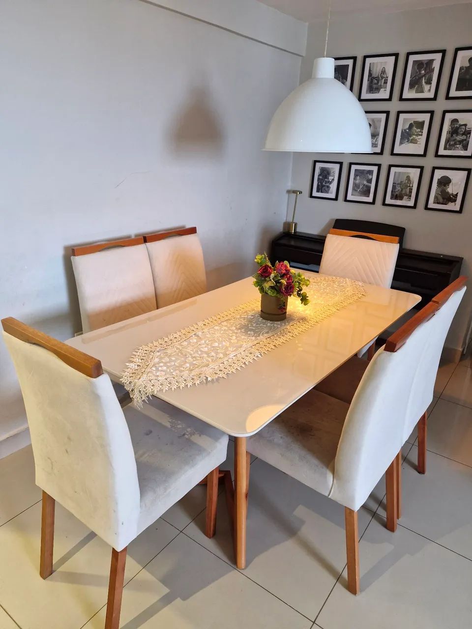 Conjunto de sala de jantar 6 lugares - Foto 3