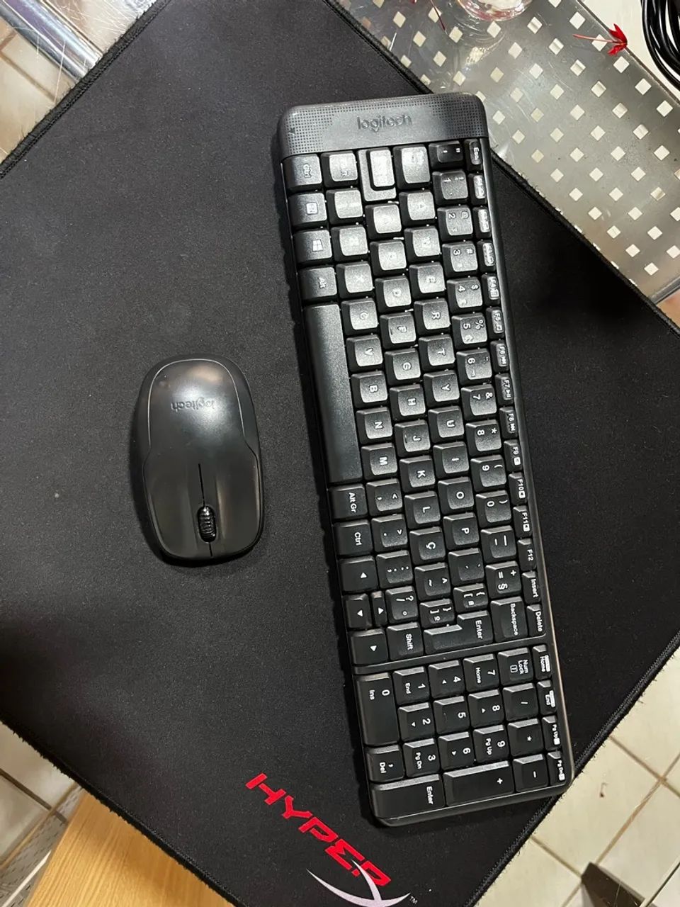 Kit teclado e mouse 