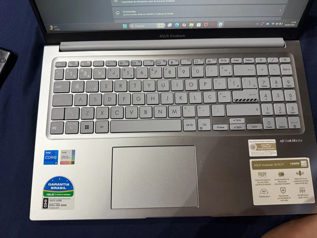 Vendo Notebook Asus vivobook 15