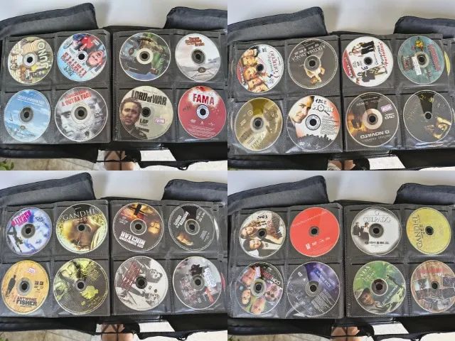 Case com 124 DVDs originais - Foto 2