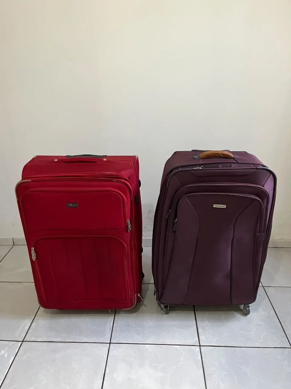 Malas de viagem Samsonite e CARRY MIAMI R$500,00