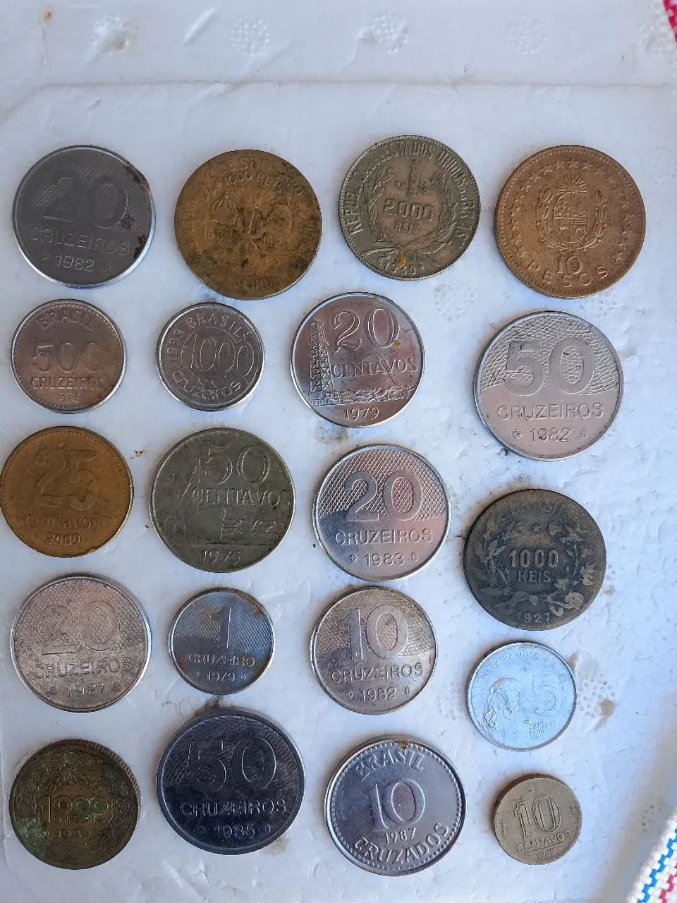 Moedas Antigas - Coleção