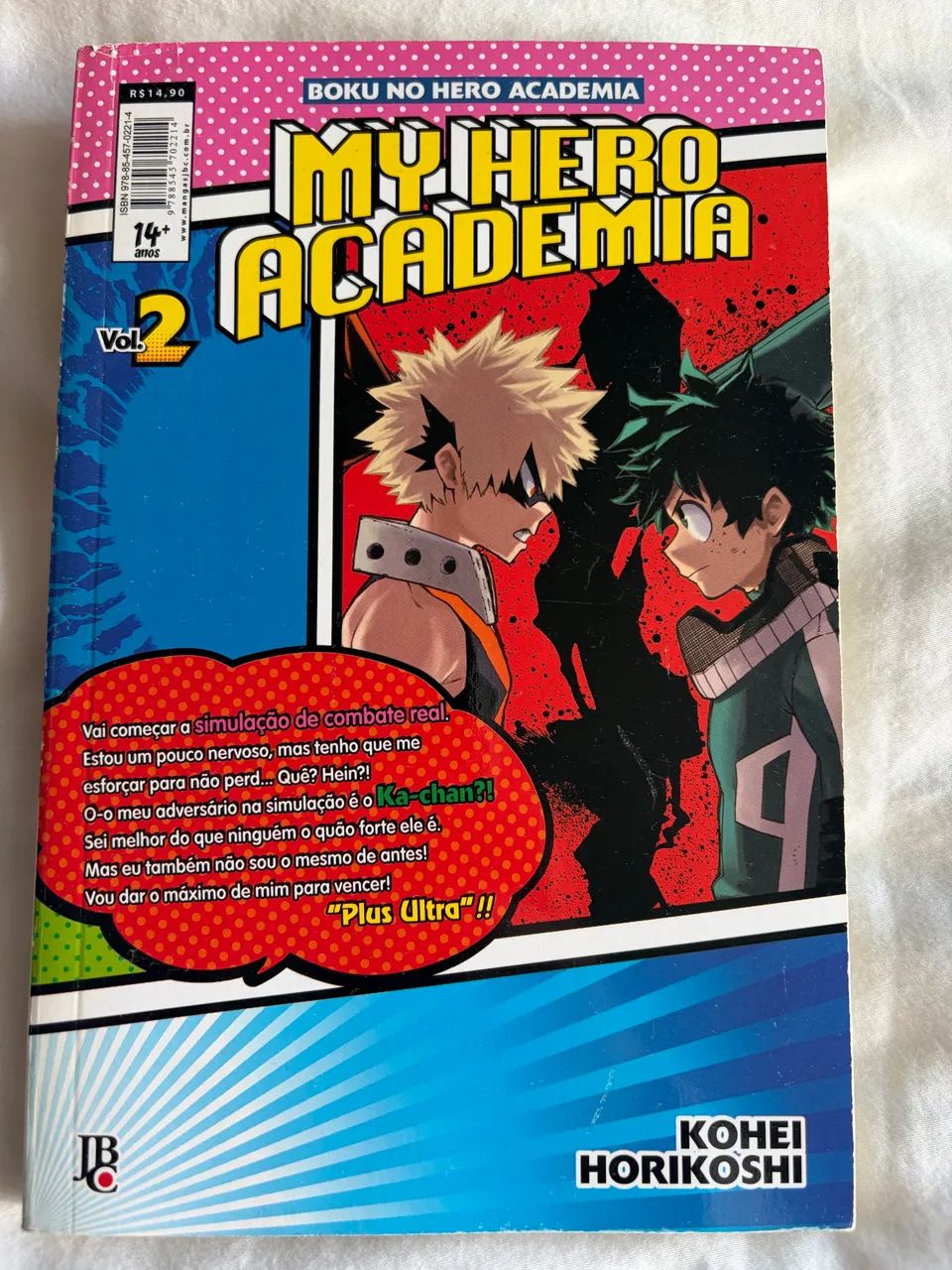 Manga my hero academia vol 2