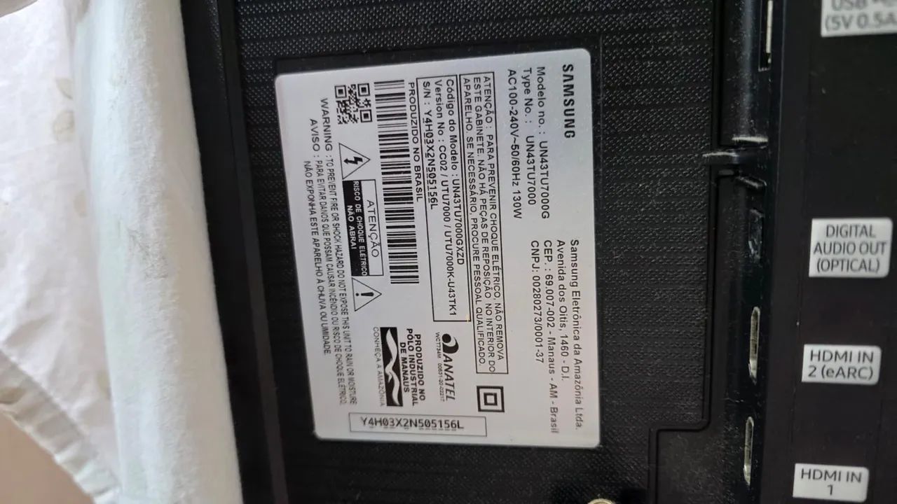 Smart TV Samsung 43 polegadas 4K - Foto 2