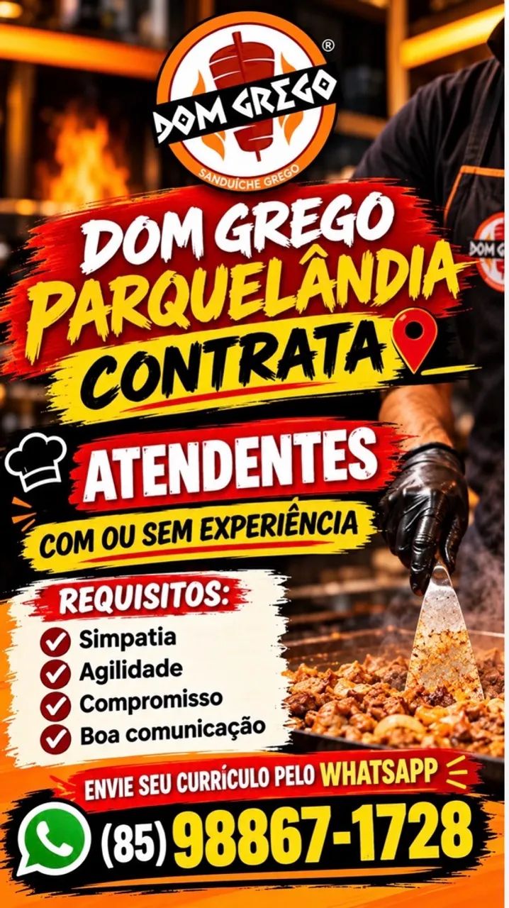 Contratação imediata 