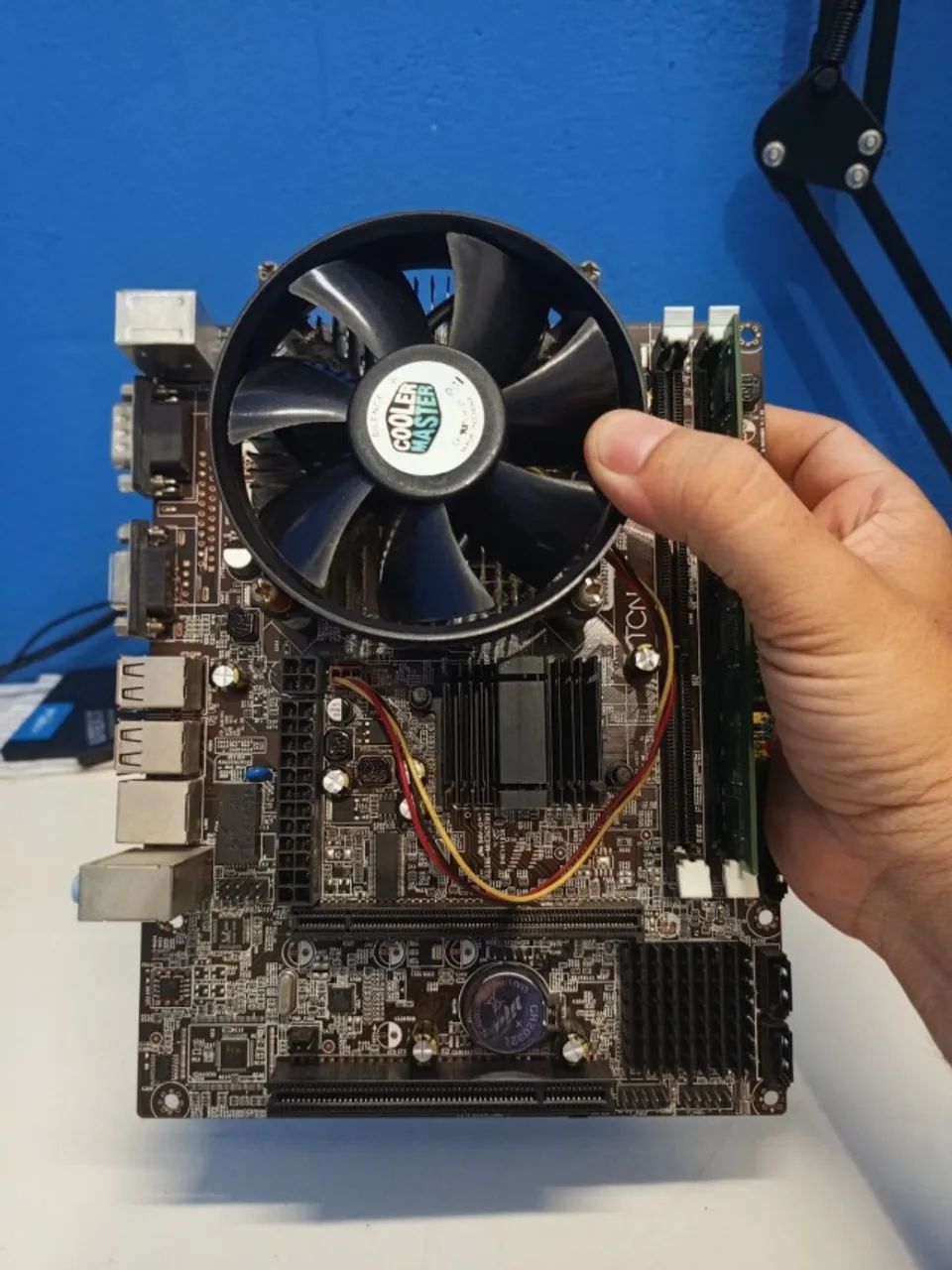 2 Placa Mãe G41 Socket 775 - Funcionando 100% - Acompanha CPU + RAM 4GB - Foto 2