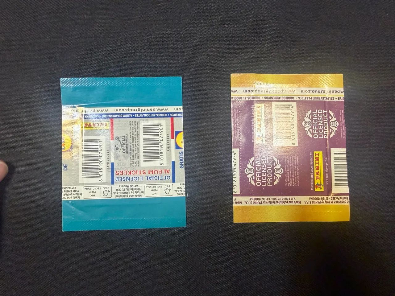 Pacote de Figurinhas Lacrados - Euro 2012 e 2016 - Foto 2