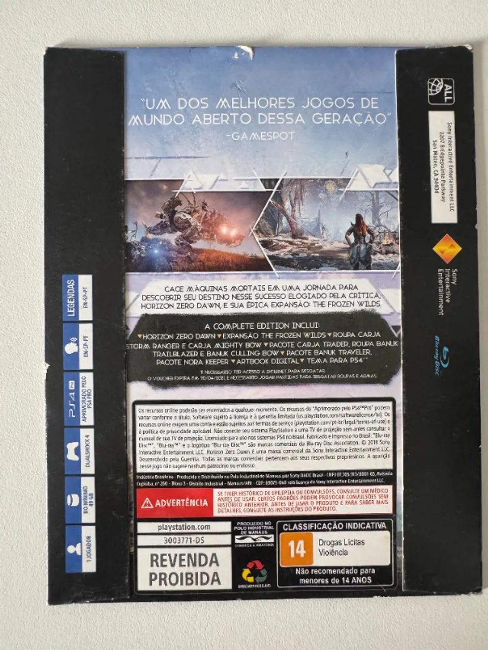 Jogo Horizon Zero Dawn Mídia Física complete edition PS4 e PS5 Playstation 4 e 5 - Foto 3